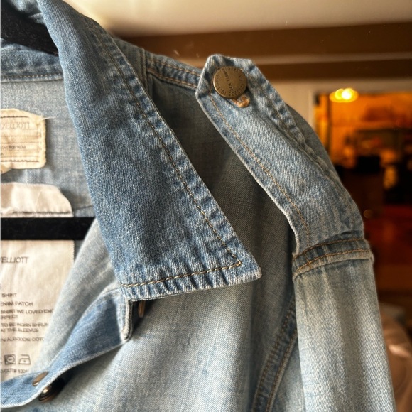 CURRENT ELLIOT | the perfect denim shirt | size medium - Picture 6 of 11